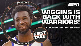 Stephen A. isn't counting out the Warriors' finals chances with Andrew Wiggins back 👀 | First Take