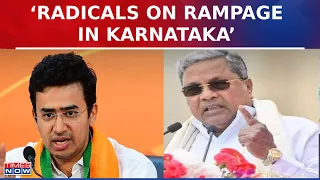 Karnataka: BJP's Tejasvi Surya's Scathing Attack On CM Siddaramaiah For Giving Free Hand To Radicals