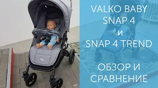 Прогулочные коляски Valko Baby Snap 4 и Valko Baby Snap 4 Trend. Обзор и сравнение моделей