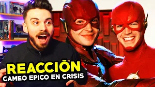 MI REACCIÓN al CAMEO ÉPICO de FLASH en CRISIS EN TIERRAS INFINITAS *TODO CONECTADO*