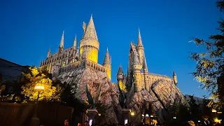 Universal Studios Hollywood * Harry Potter and the Forbidden Journey * Hogwarts light show @ LA #fyp