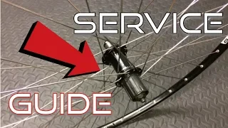 How To Service Shimano Ball Bearing Rear Hub - Service A Shimano Hub