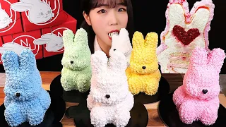 20만원어치 명품💎케이크 먹방😲누데이크 뉴진스 케이크 전메뉴 디저트 리얼사운드 NewJeans BUNNIES CAKE | ASMR MUKBANG DESSERT