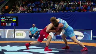 1/4 Final GR 60 kg MURAD BAZAROV (AZE) - DMYTRO TSYMBALIUK (UKR)