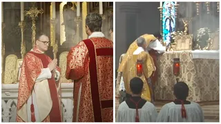 Ordinariate Solemn Mass and Solemn Traditional Latin Mass | Side by Side