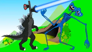 HUGGY HEAD VS SIRENZILLA! Cartoon Animation