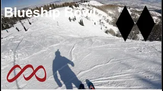 Skiing Blueship Bowl at Park City (Feb 23, 2024)