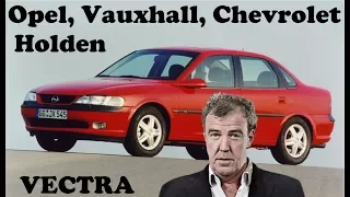 Jeremy Clarkson is driving Vauxhall (Opel, Holden, Chevrolet) VECTRA B in classic old top gear