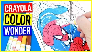 Crayola Color Wonder Marvel Ultimate Spider-Man - Mess Free Spiderman Coloring In With Magic Ink!