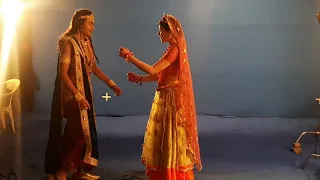 radha-krishn , radhakrishn , sambh hugs radha , behind the secens part- 13