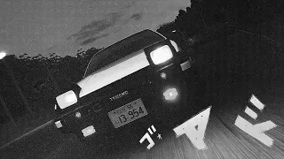 Initial D First Stage Opening Scene but it's MANGA