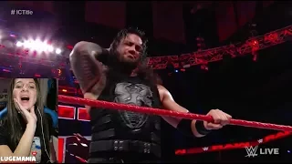 WWE Raw 11/27/17 Elias vs Roman Reigns IC Championship