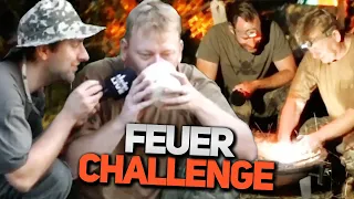 FEUER & KOKOSNUSS CHALLENGE 😂 7 VS WILD TRAINING mit OTTO, MATTIN & ADAM 😱 Teil 3