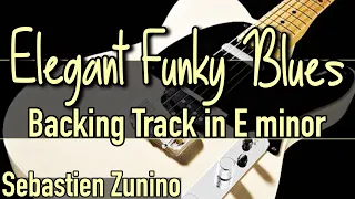 Elegant Funky Blues Backing Track in Em | SZBT 973