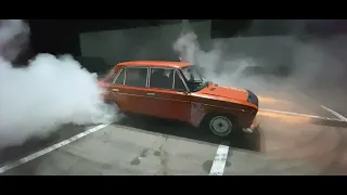 Vaz 2103 на стероидах который дрифтит