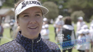 Hannah Green and Min Woo Lee host a special MyGolf clinic at the #VicOpenGolf! 🧒👧