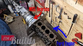 Mk1 Cortina with an MX5 Gearbox?! -  making an adaptor plate ep1