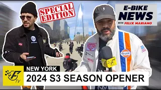 2024 NYC Electric Group Rides Opener: S3 Crew E-Bike Club Special Coverage | E-Bike News Part 1/2