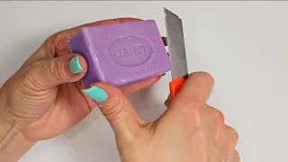 cutting dry soap •ASMR • relaxation • stress relief video