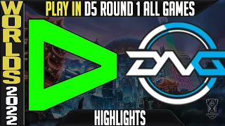 LLL vs DFM Highlights ALL GAMES | WORLDS 2022 Play In Round 1 D5 | Loud vs DetonationFocusMe