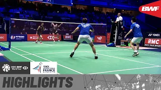 Gideon/Sukamuljo and Ko/Shin on court to contend the title at the YONEX French Open 2021