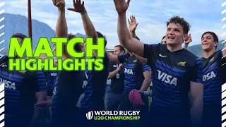 Los Pumas claim PHYSICAL encounter | Fiji v Argentina Highlights | World Rugby U20 Championship