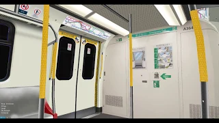 Openbve: MTR C-Train from Kennedy Town to Causeway Bay (A363-A364)