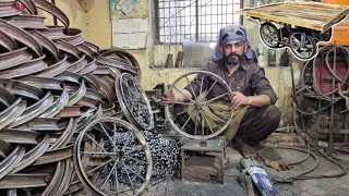 Amazing Process Of Making Wooden Hand Cart|Creative Wood Working Ideas|