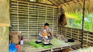 FULL VIDEO: single father builds bamboo house for warm winter | Nông Thôn