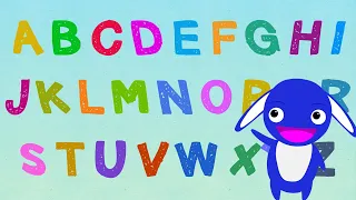 Alphabet ABC song with capital and lowercase letters