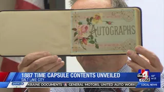 Time capsule from 1887 found in old Central Junior High building opened