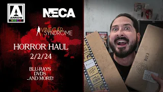 Horror Haul and Unboxing: 2/2/24 | Arrow, Vinegar Syndrome, and more!