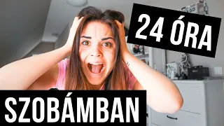 24 ÓRA A SZOBÁMBAN - Megőrültem😂 | Plaura