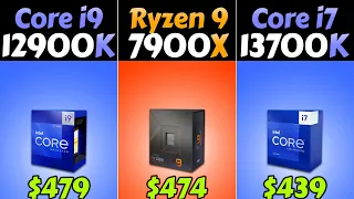 i9-12900K vs R9 7900X vs i7-13700K - Which CPU is better Value for Money?