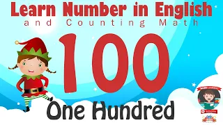 Learn Number One Hundred 100 in English & Counting Math