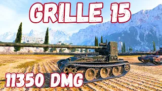 Grille 15 - 11350 Damage - Cliff | World of Tanks