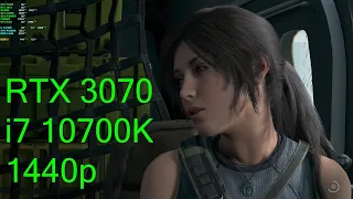 Shadow Of The Tomb Raider RTX 3070 1440p Ultra Frame Rate