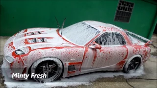 Foam Bath on this Beast Mazda RX-7