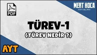 Türev-1 (Türev Nedir?)