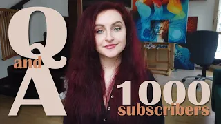 Speciální Q&A - Děkuji za 1000 odběratelů! :) #zezivotabipolarky #teryllart #1000subscribers