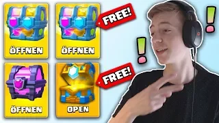 EPISCHES CHEST OPENING! | 3X DRAFT CHEST ÖFFNEN + CLANTRUHE! | Clash Royale deutsch