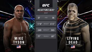 Mike Tyson vs. Living Dead - EA sports UFC 2 - Crazy UFC 👊🤪