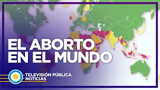 El mapa del aborto en el mundo