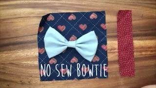 How To Make A No Sew Clip On Bow Tie