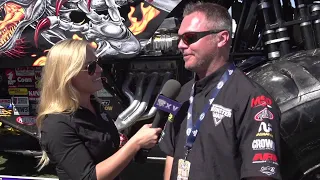 Monster Jam World Finals XV - Interview with Dragon's Breath & Scott Liddycoat