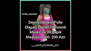 Maskasiz gezenler cerime olunacaq Diqqet