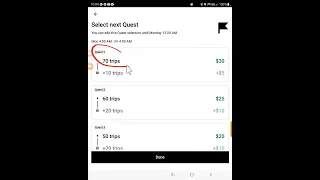 Next week's quest crash the Uber app $30 really