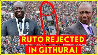 Watch Now: Shocking Footages of Githurai's Drama - Residents Reject Ruto & Gachagua, Yearn for Uhuru