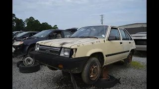 Scrapped 1984 Toyota Tercel (Shadow Louvers)