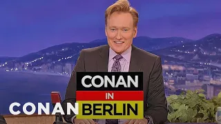 Conan Announces His Trip To Berlin | CONAN on TBS